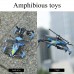 Hot Sale Quadcopter Car Toys with Remote Control 2 in 1 Air-Ground Flying Car RC Drone Quadcopter 3D Flip Children Toys Bithday Gift, Blue   
